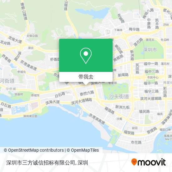 深圳市三方诚信招标有限公司地图