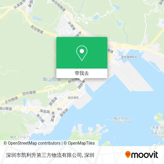 深圳市凯利升第三方物流有限公司地图