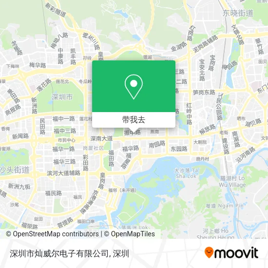 深圳市灿威尔电子有限公司地图