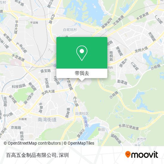 百高五金制品有限公司地图
