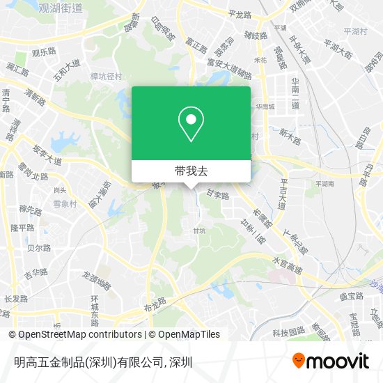 明高五金制品(深圳)有限公司地图
