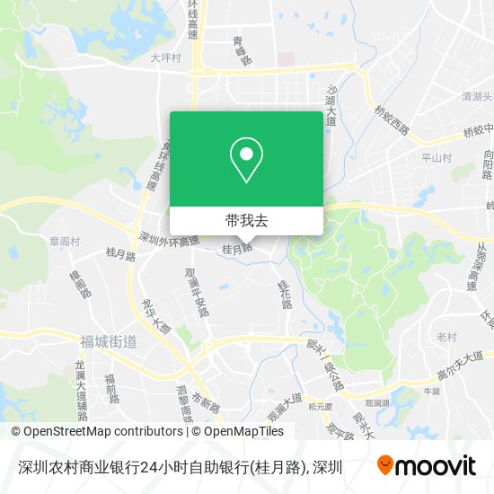 深圳农村商业银行24小时自助银行(桂月路)地图