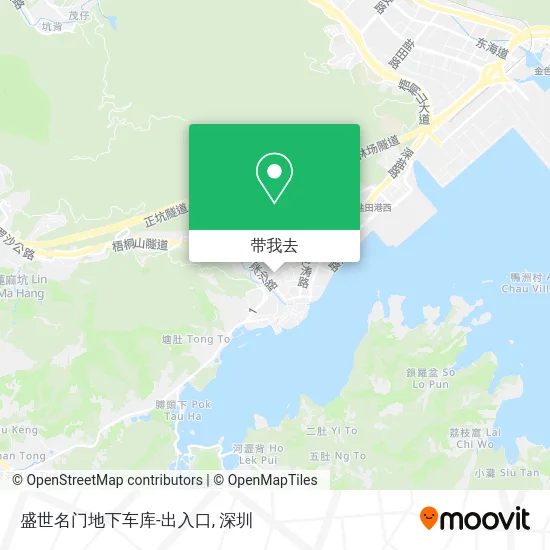 盛世名门地下车库-出入口地图