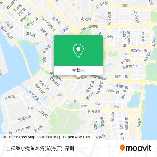 金稻香水煮鱼鸡煲(前海店)地图