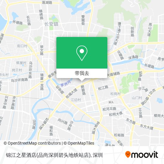 锦江之星酒店(品尚深圳碧头地铁站店)地图