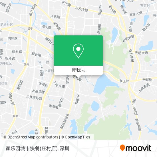家乐园城市快餐(庄村店)地图