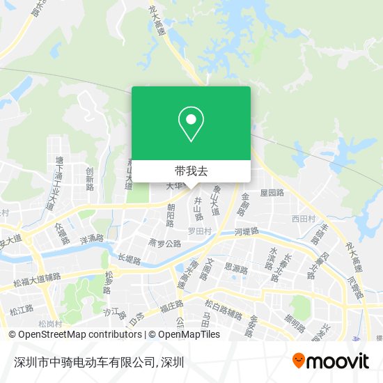 深圳市中骑电动车有限公司地图