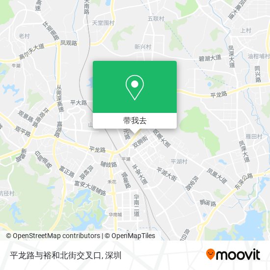 平龙路与裕和北街交叉口地图