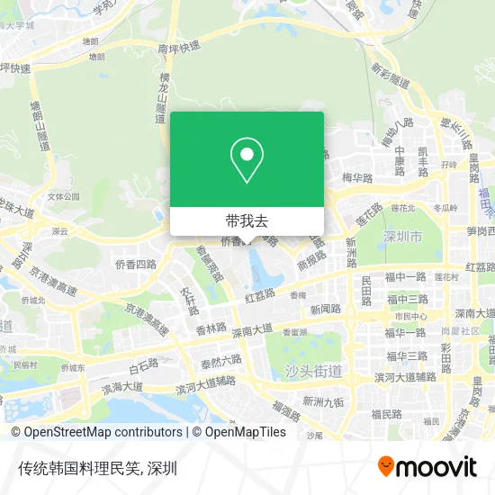 传统韩国料理民笑地图