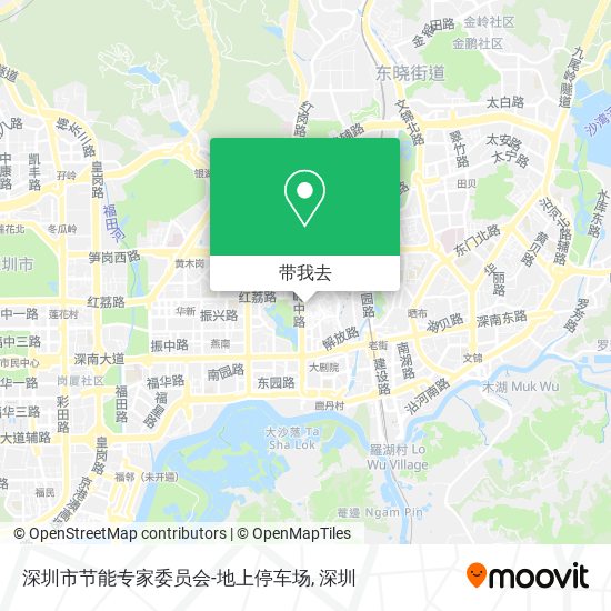 深圳市节能专家委员会-地上停车场地图
