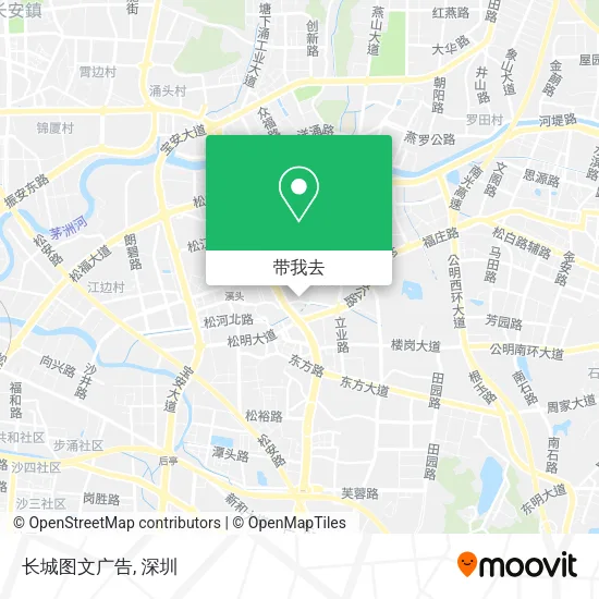 长城图文广告地图