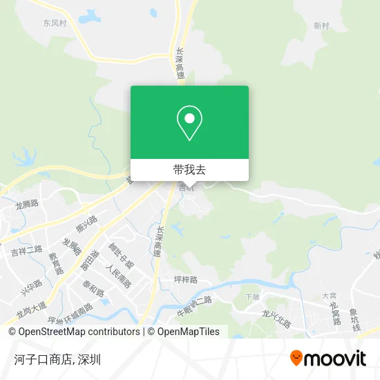 河子口商店地图