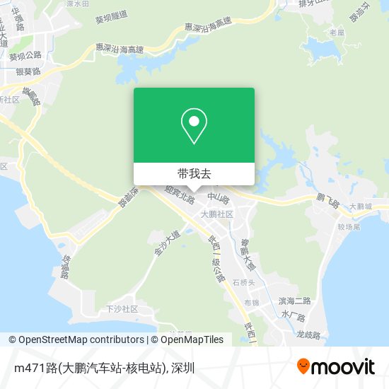 m471路(大鹏汽车站-核电站)地图