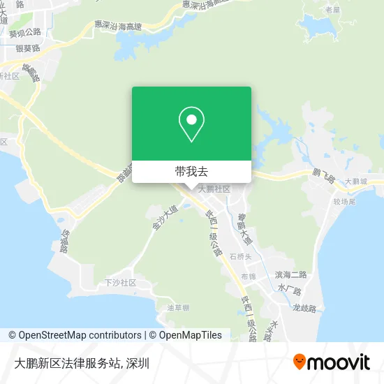 大鹏新区法律服务站地图