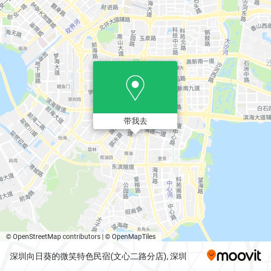 深圳向日葵的微笑特色民宿(文心二路分店)地图