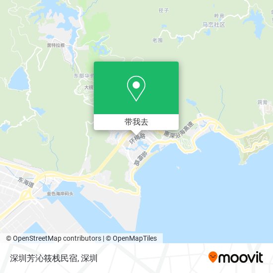 深圳芳沁筱栈民宿地图