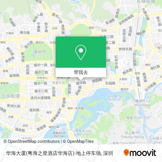 华海大厦(粤海之星酒店华海店)-地上停车场地图