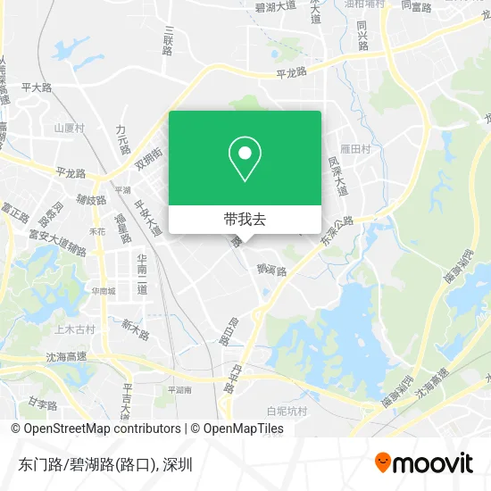 东门路/碧湖路(路口)地图