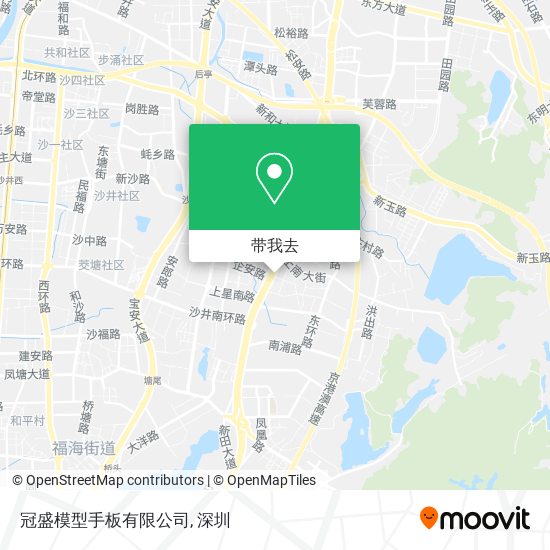 冠盛模型手板有限公司地图