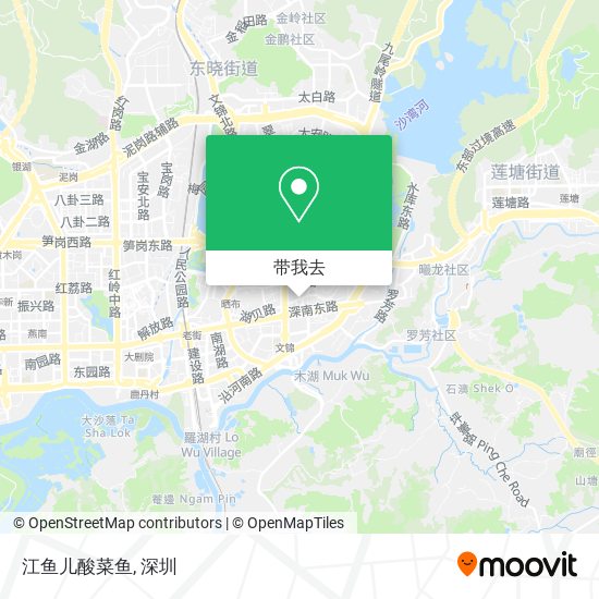 江鱼儿酸菜鱼地图