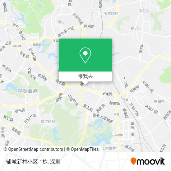 辅城新村小区-1栋地图