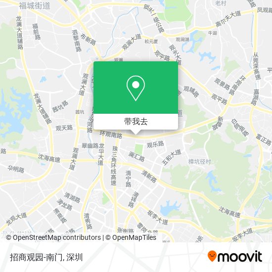 招商观园-南门地图