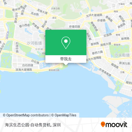 海滨生态公园-自动售货机地图