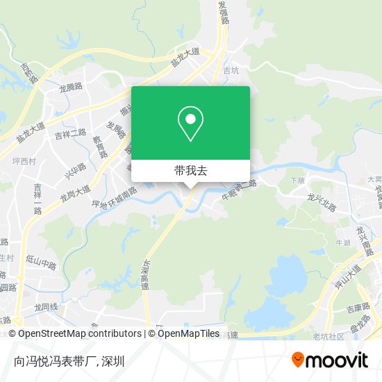 向冯悦冯表带厂地图