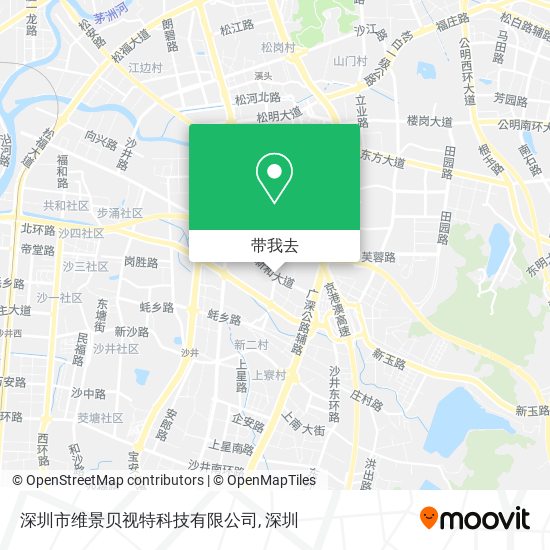 深圳市维景贝视特科技有限公司地图