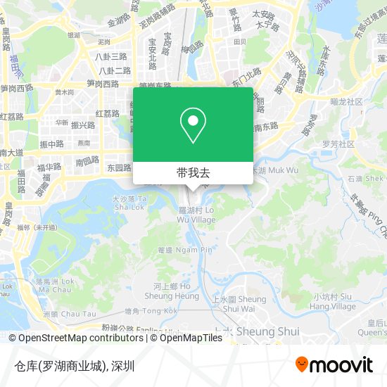 仓库(罗湖商业城)地图