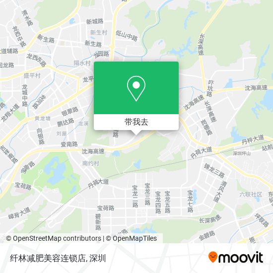 纤林减肥美容连锁店地图