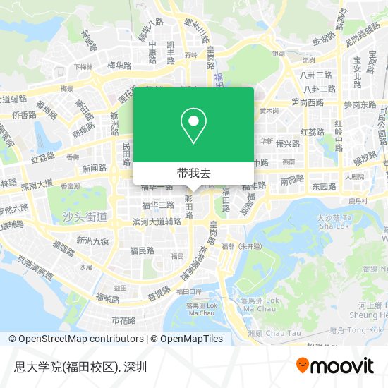 思大学院(福田校区)地图
