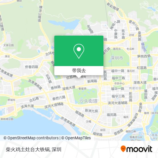 柴火鸡土灶台大铁锅地图