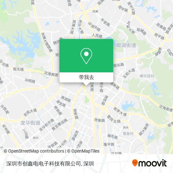 深圳市创鑫电电子科技有限公司地图
