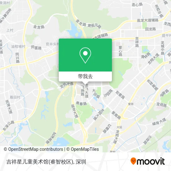 吉祥星儿童美术馆(睿智校区)地图