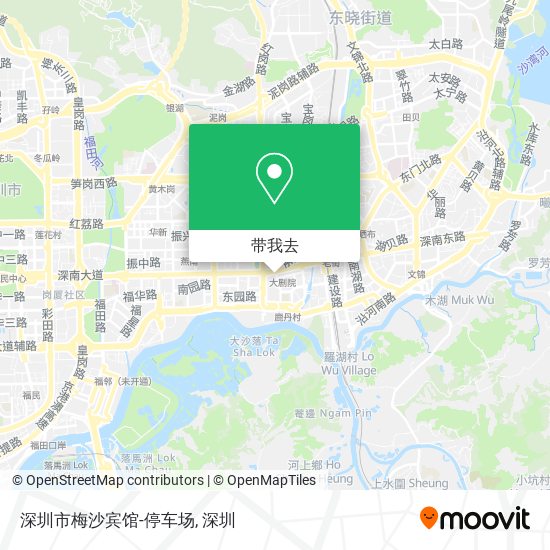 深圳市梅沙宾馆-停车场地图