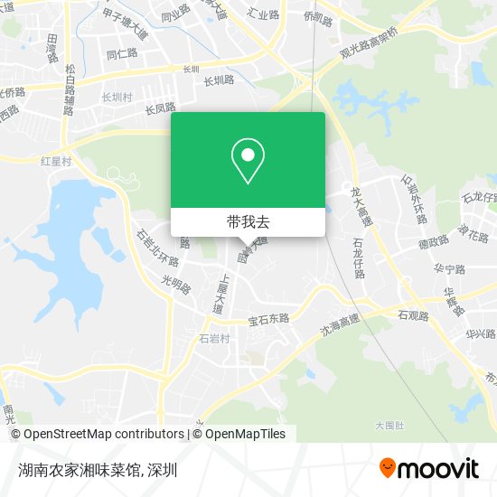湖南农家湘味菜馆地图