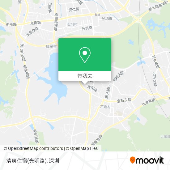 清爽住宿(光明路)地图