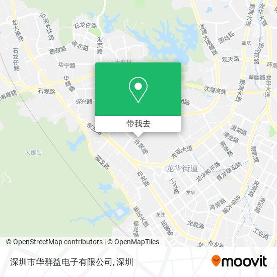 深圳市华群益电子有限公司地图