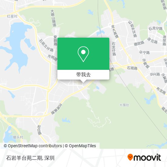 石岩羊台苑二期地图