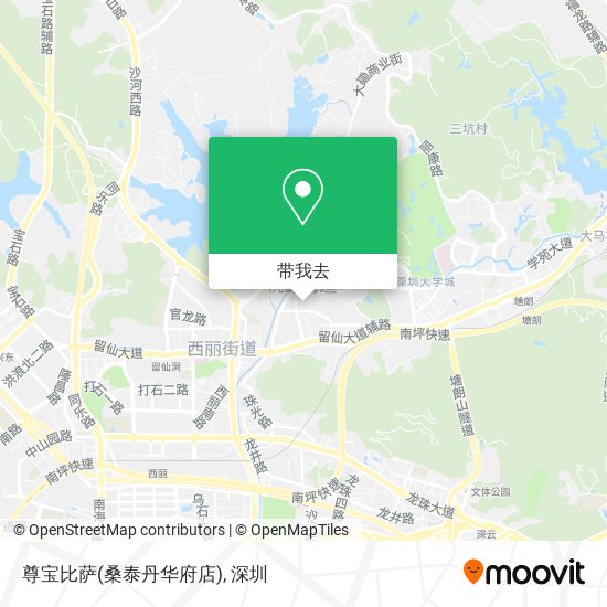尊宝比萨(桑泰丹华府店)地图