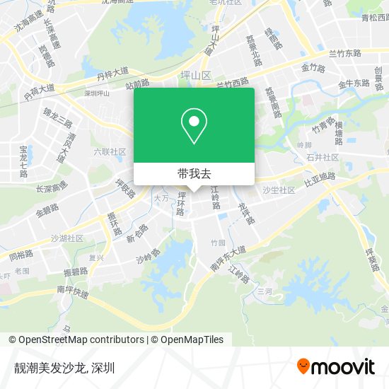靓潮美发沙龙地图