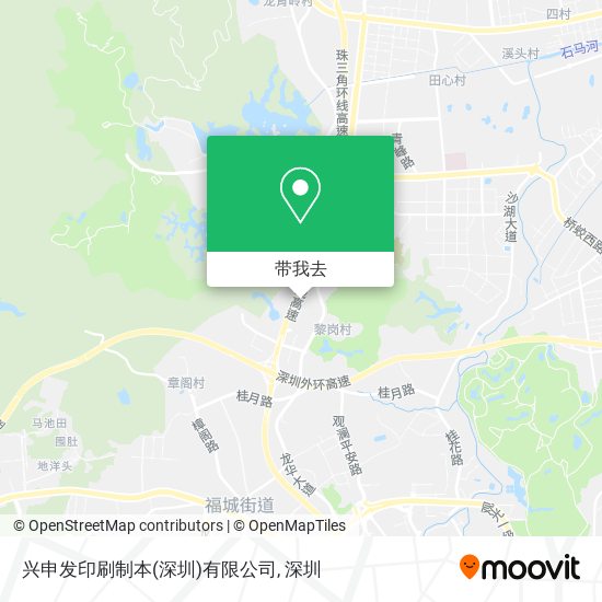 兴申发印刷制本(深圳)有限公司地图