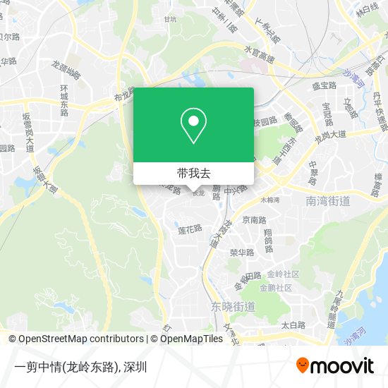 一剪中情(龙岭东路)地图