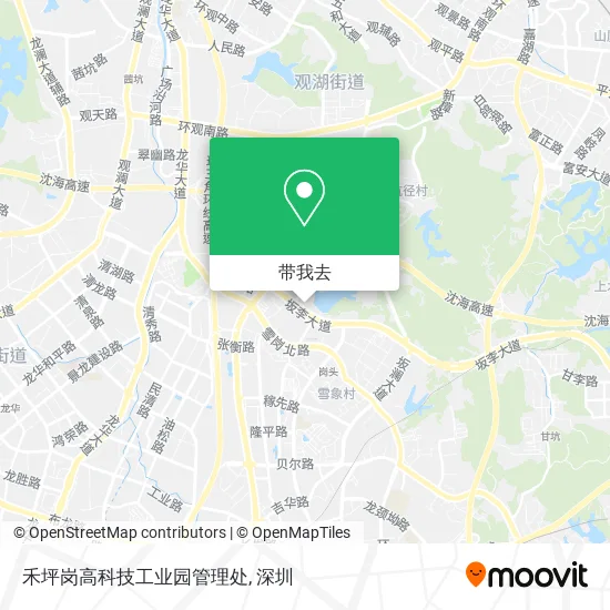 禾坪岗高科技工业园管理处地图
