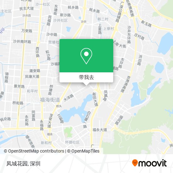 凤城花园地图