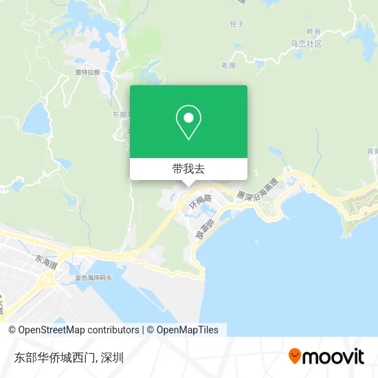 东部华侨城西门地图