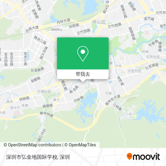 深圳市弘金地国际学校地图