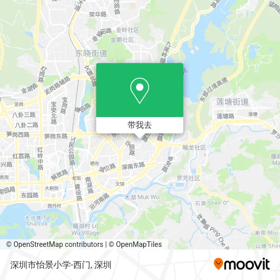 深圳市怡景小学-西门地图