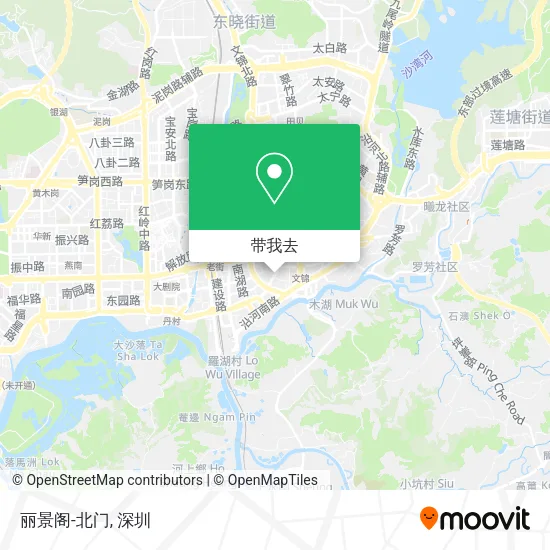 丽景阁-北门地图